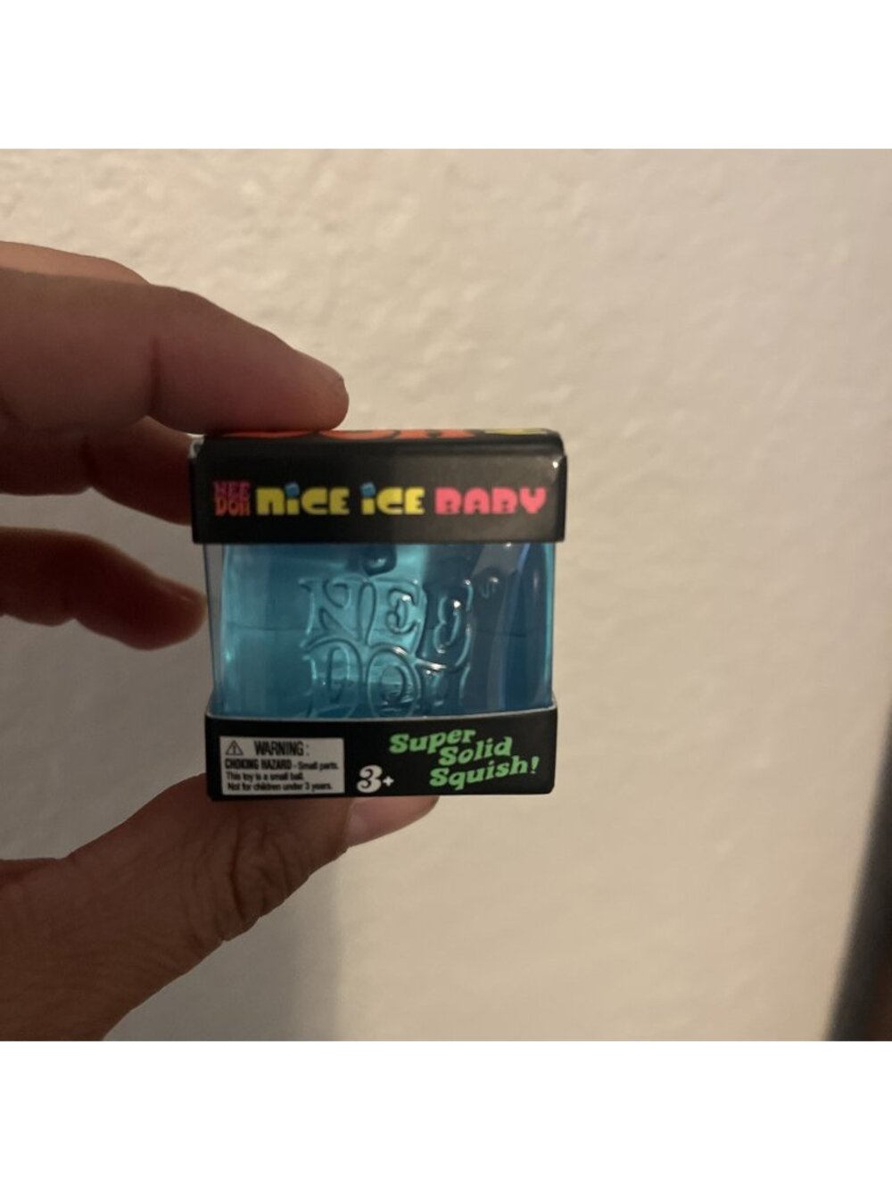 NeeDoh Nice Ice Baby Small Cube Fidget Squish Toy Nee Doh Mini Squeeze Ball NEW